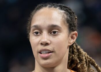 WNBA player Brittney Griner of the Phoenix Mercury has been detained in Russia since February. Photo credit: Lorie Shaull