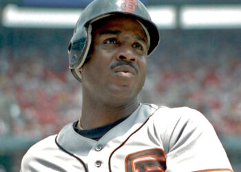 Barry Bonds pictured with the San Francisco Giants in 1993. Photo credit: Barry Bonds, Jim Accordino