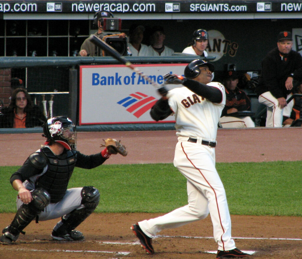 San Francisco Giants' Barry Bonds pictured on August 26, 2006. Photo credit: Barry Bonds, Kevin Rushforth