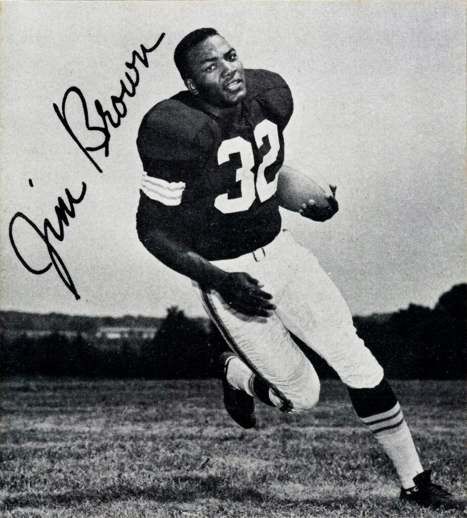 Pro Football Player, Jim Brown, 1961. Photo credit: Jim Brown, Public domain