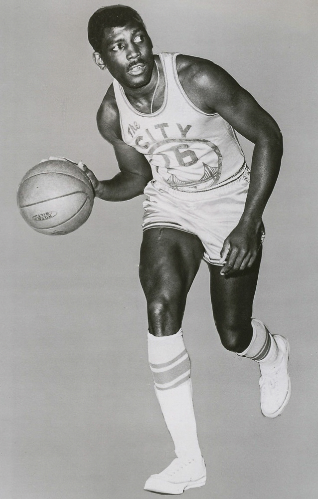 Philadelphia/San Francisco State Warriors player Al Attles in a publicity photograph issued to the media in 1970. Photo credit: Golden State Warriors