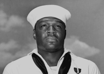 Doris "Dorie" Miller, mess attendant second class, United States Navy. Photo credit: Naval History and Heritage Command