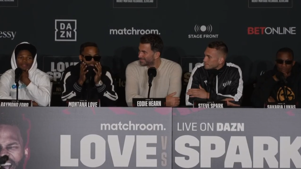VIDEO: Montana Love to go toe-to-toe in boxing ring with Stevie Spark