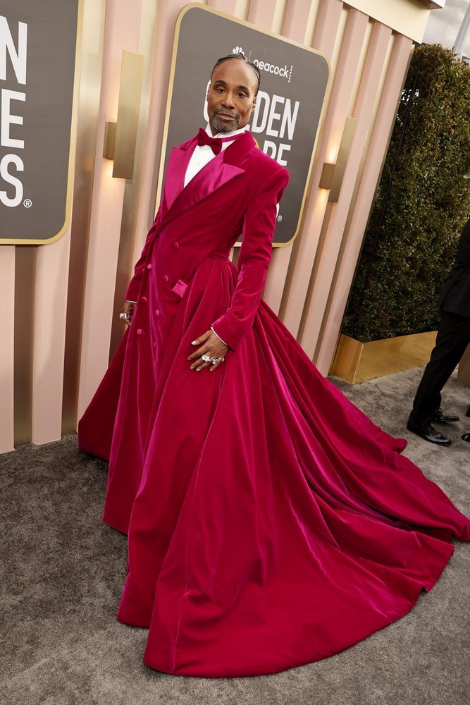 Billy Porter arrives at the 80th Annual Golden Globe Awards held at the Beverly Hilton Hotel on January 10, 2023, in Beverly Hills, California. Photo credit: Todd Williamson/NBC