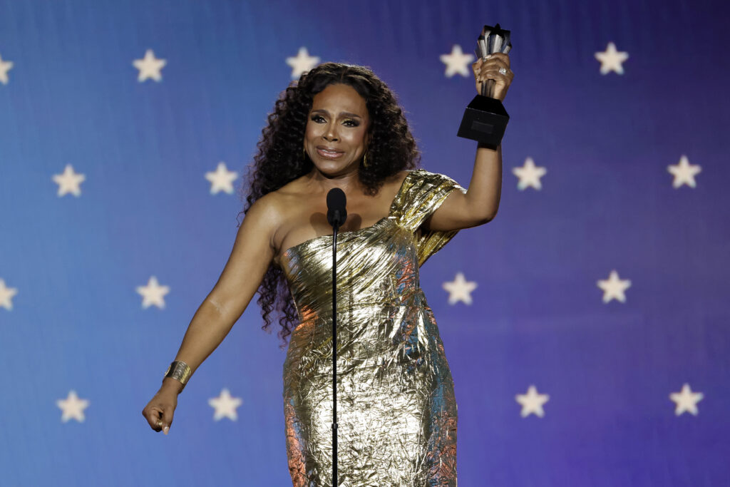 Sheryl Lee Ralph accepts the Best Supporting Actress in a Comedy Series award for "Abbott Elementary" onstage during the 28th Annual Critics Choice Awards at Fairmont Century Plaza on January 15, 2023, in Los Angeles, California. Photo credit: Kevin Winter, Getty Images for Critics Choice Association