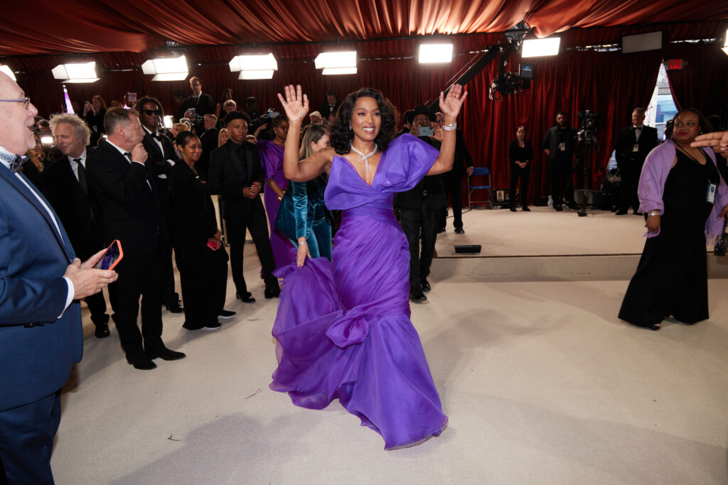 Oscar® nominee Angela Bassett arrives on the red carpet of the 95th Oscars® at the Dolby® Theatre at Ovation Hollywood on Sunday, March 12, 2023. Photo credit: Mark Von Holden , ©A.M.P.A.S.