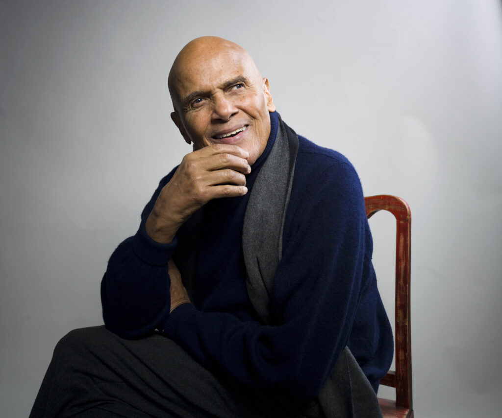 Harry Belafonte from the film "Sing Your Song" poses for a portrait in the Fender Music Lodge during the 2011 Sundance Film Festival on Friday, Jan. 21, 2011 in Park City, Utah.  Photo credit: Victoria Will, The Associated Press