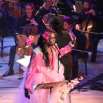 Queen of bounce Big Freedia performs in April with the Louisiana Philharmonic Orchestra at New Orleans' Orpheum Theater. Photo credit: Timothy Chen