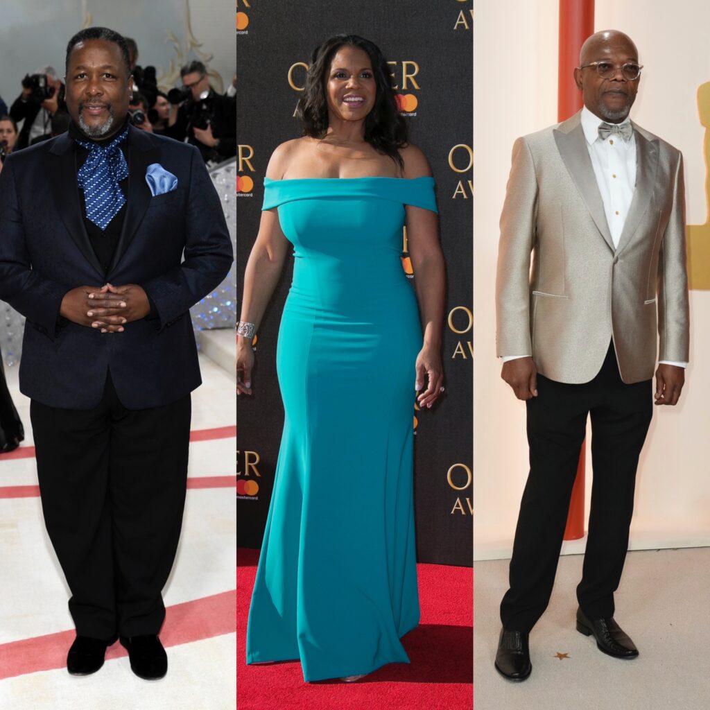 Wendell Pierce, Audra McDonald and Samuel L. Jackson (left to right) were all nominated for Tony Awards on Tuesday, May 2, 2023, in New York City. Photo credits: Evan Agostini, Invision/The Associated Press; Joel Ryan, Invision/The Associated Press; Jordan Strauss, Invision/The Associated Press