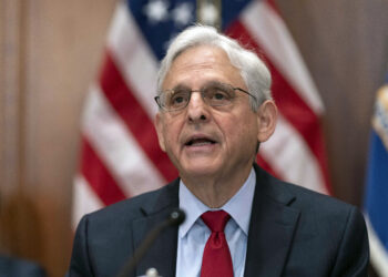 Attorney General Merrick Garland speaks during a meeting with all of the U.S. Attorneys in Washington, Wednesday, June 14, 2023. Two years after the U.S. Department of Justice launched an investigation of the Minneapolis Police Department in the wake of George Floyd's death, Garland spoke in Minneapolis on Friday, June 16, about a DOJ probe into the Minneapolis Police Deprtment. Photo credit: Jose Luis Magana, The Associated Press