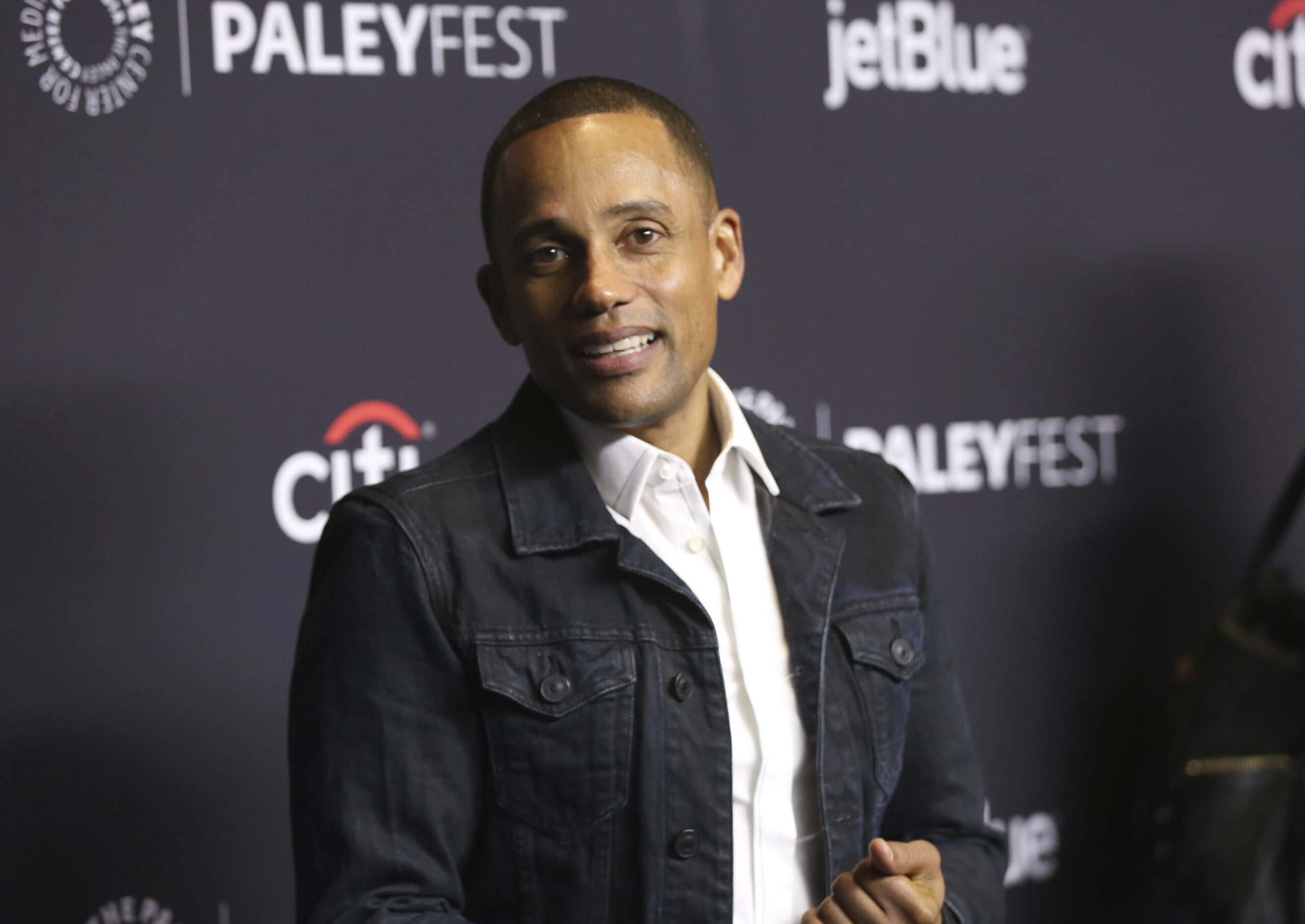 Hill Harper, a cast member in the television series "The Good Doctor" arrives at the 35th Annual PaleyFest at the Dolby Theatre on Thursday, March 22, 2018, in Los Angeles. Harper announced Monday, July 10, 2023 that he is running for Michigan's open U.S. Senate seat and challenging U.S. Rep. Elissa Slotkin for the Democratic nomination. Harper is the sixth Democratic candidate to enter the race for retiring Democratic Sen. Debbie Stabenow's seat. (Photo credit: Willy Sanjuan, Invision, The Associated Press