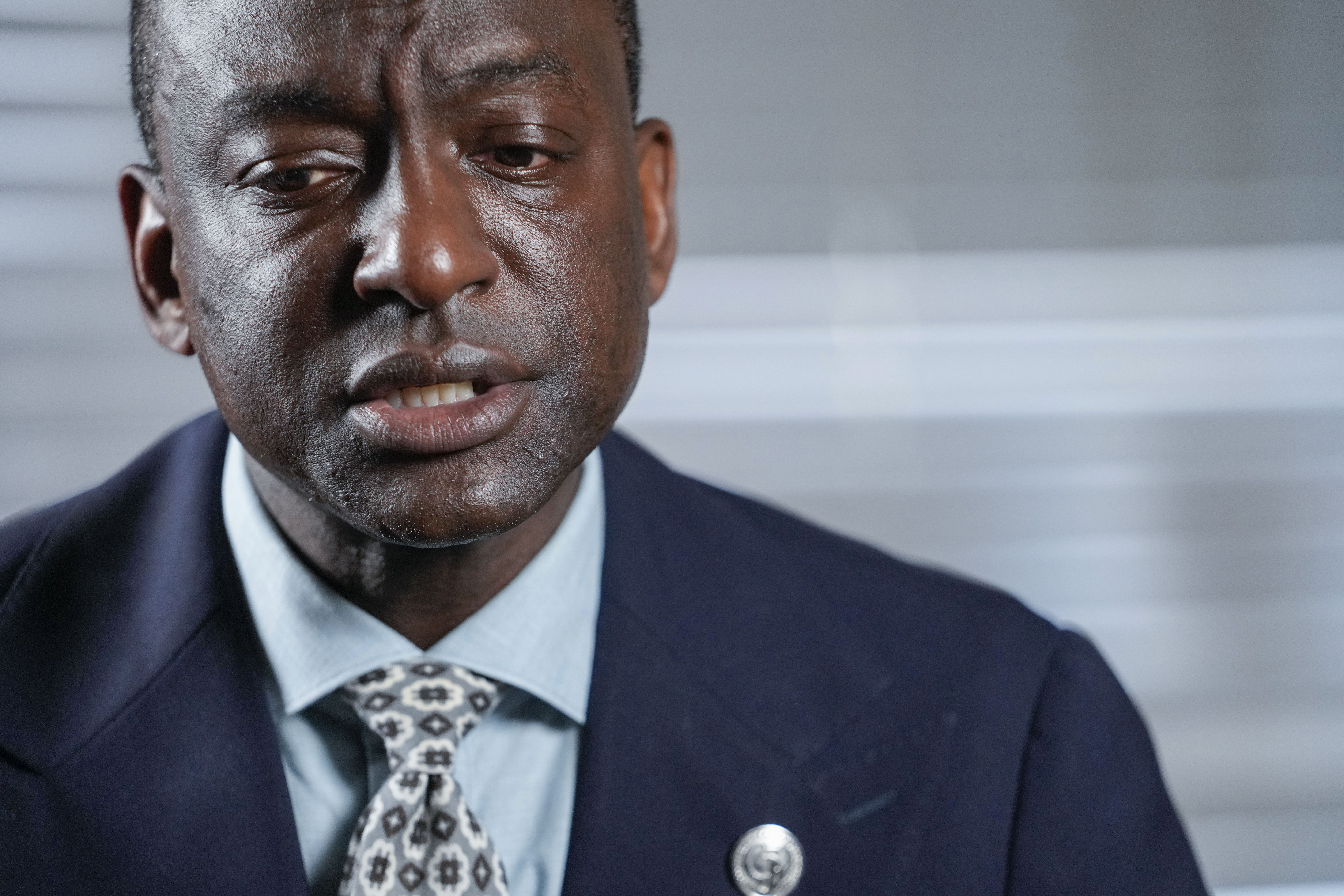 Yusef Salaam, one of the exonerated Central Park Five, has wona seat on the NYC Council. Photo credit:Mary Altaffer, The Associated Press