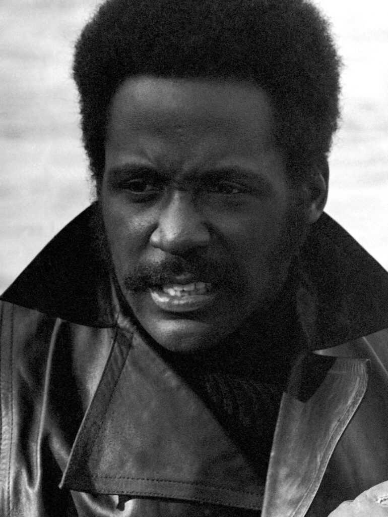 Richard Roundtree is seen during filming of "Big Bamboo" in New York, March 9, 1972. Roundtree, the trailblazing Black actor who starred as the ultra-smooth private detective “Shaft” in several films beginning in the early 1970s, has died. Roundtree died Tuesday, Oct. 24, 2023, at his home in Los Angeles, according to his longtime manager. He was 81.  Photo credit: Ron Frehm, The Associated Press