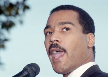 Dexter King, son of the the late Dr. Martin Luther King Jr., speaks at a news conference in Atlanta, Ga., Dec. 28, 1994. The King Center in Atlanta said the 62-year-old son of the civil rights leader died Monday, Jan. 22, 2024, at his California home after battling prostate cancer. Photo credit: Leita Cowart, The Associated Press