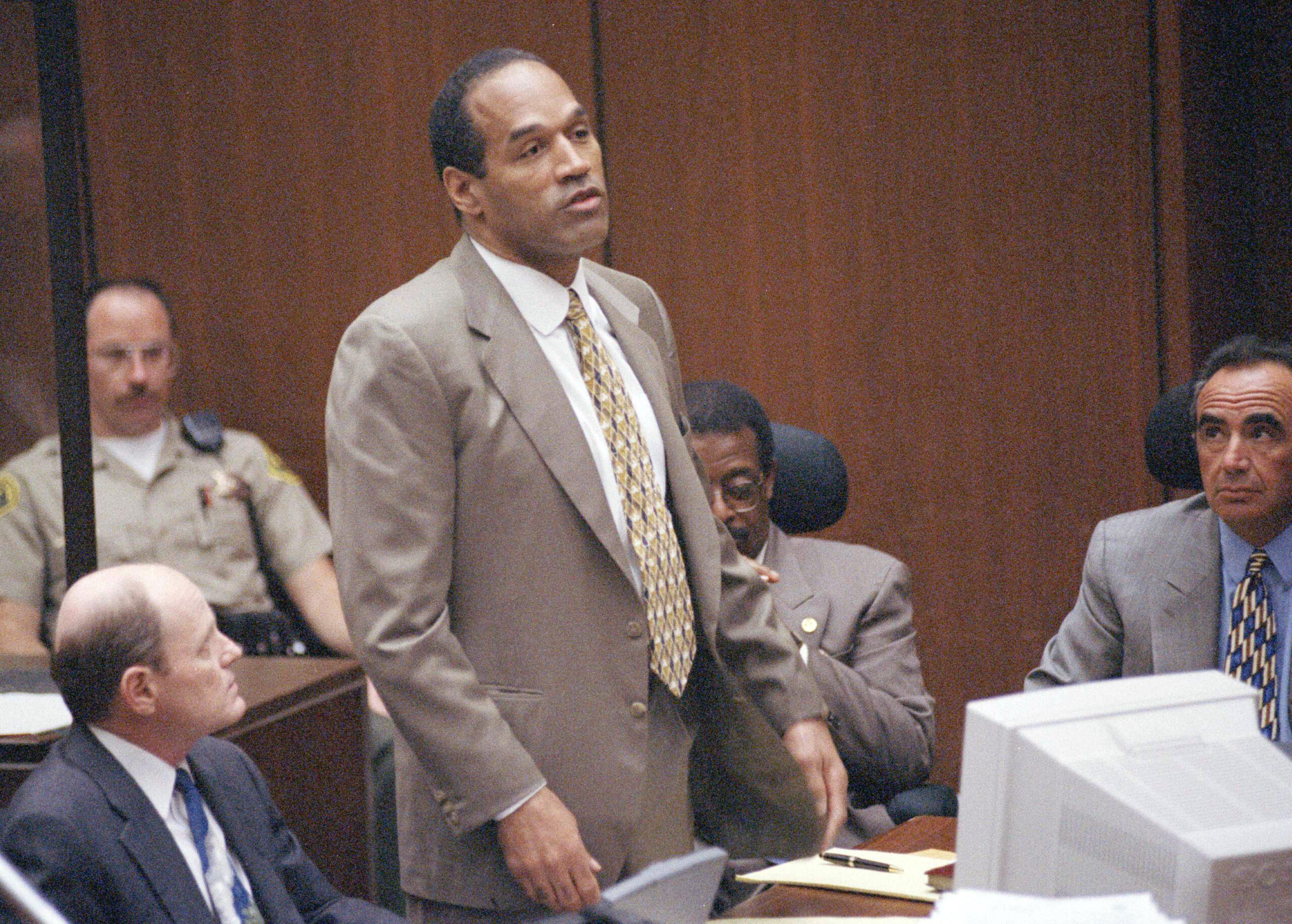 SPORTS HISTORY IN BLACK: O.J. Simpson goes on trial for murder