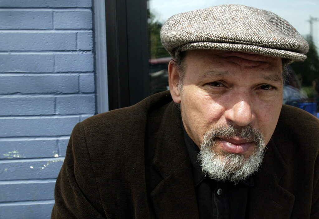 Late playwright August Wilson is seen in this May 30, 2003, file photo. The August Wilson African American Cultural Center opened in Pittsburgh to great fanfare in 2009 after a broad range of public and private institutions pitched in to raise tens of millions of dollars and construct a new 65,000-square-foot building. Photo credit: Ted S. Warren, The Associated Press