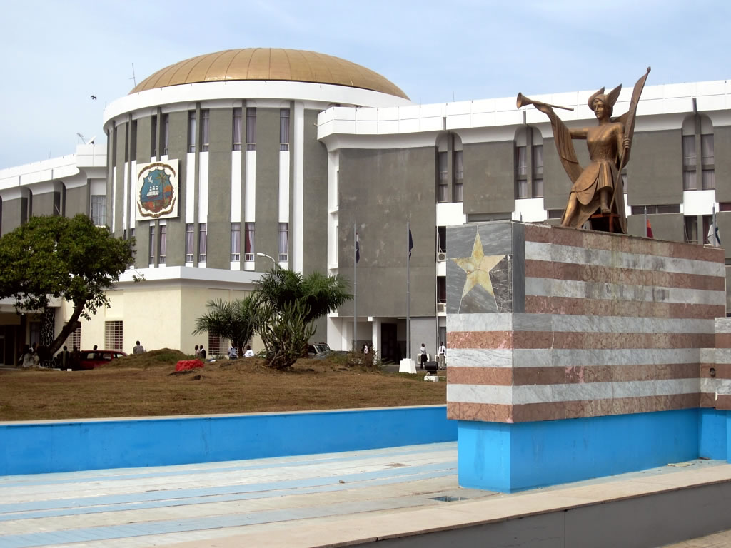The Capitol building in Monrovia, Liberia, where the country's House and Senate formally meet. Photo credit: David Stanley