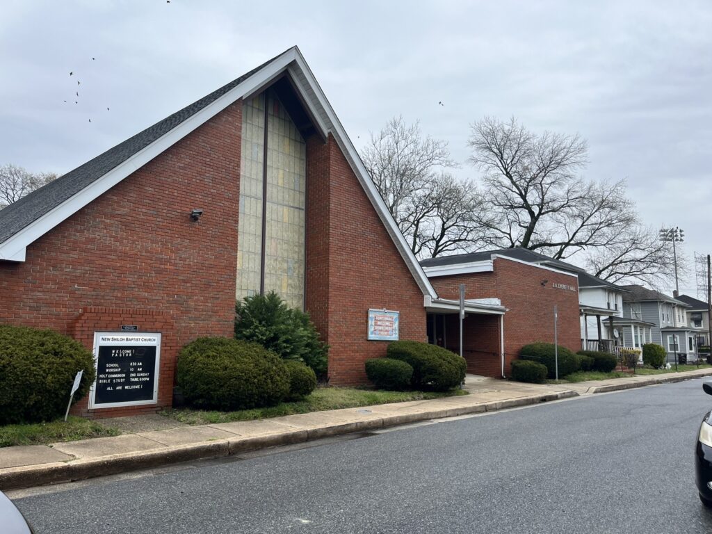 New Shiloh Baptist Church, Turner Station, Maryland. Photo credit: Zakaiya Williams, NABJ Black News & Views