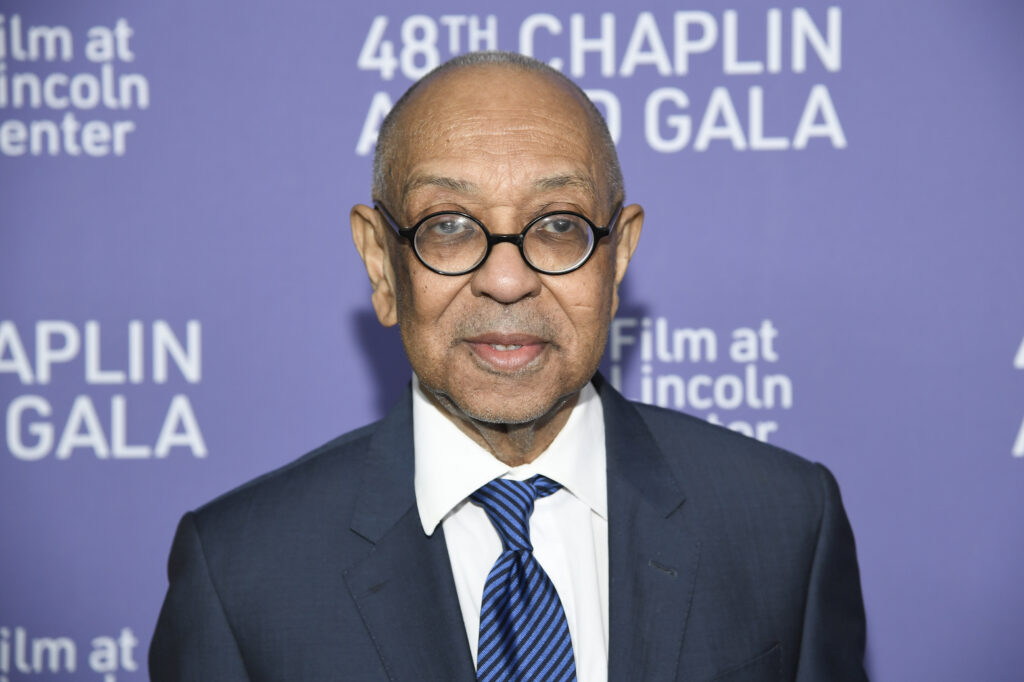 George C. Wolfe attends the 48th Chaplin Award gala at Alice Tully Hall on Monday, April 24, 2023, in New York. Wolfe will receive the Lifetime Achievement Award at the 77th annual Tony Awards, slated for June 16, 2024. Photo credit: Evan Agostini, Invision/The Associated Press