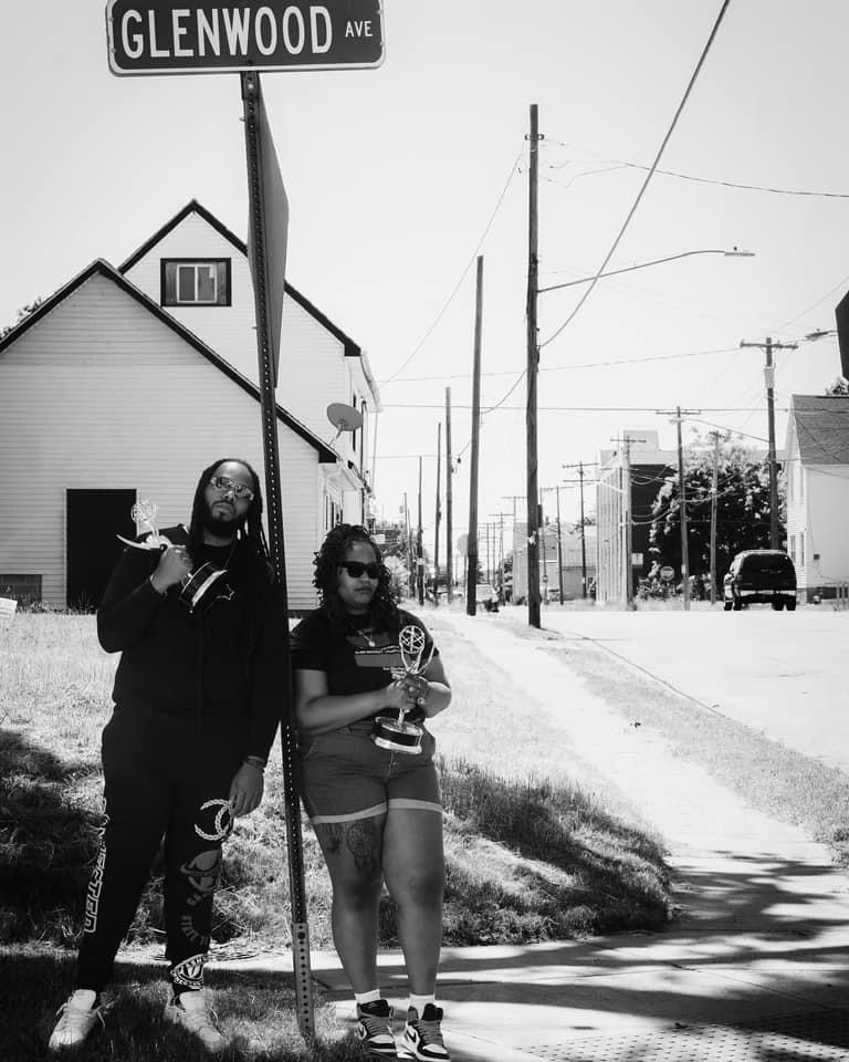 Augustus Clarke, left, and Jillian Hanesworth, right, in Buffalo. Photo credit: Malik Rainey