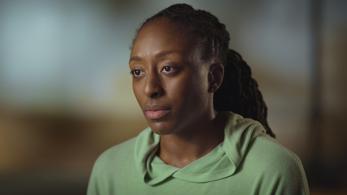 Nneka Ogwumike in “Power of the Dream.” Photo credit: Prime Video
