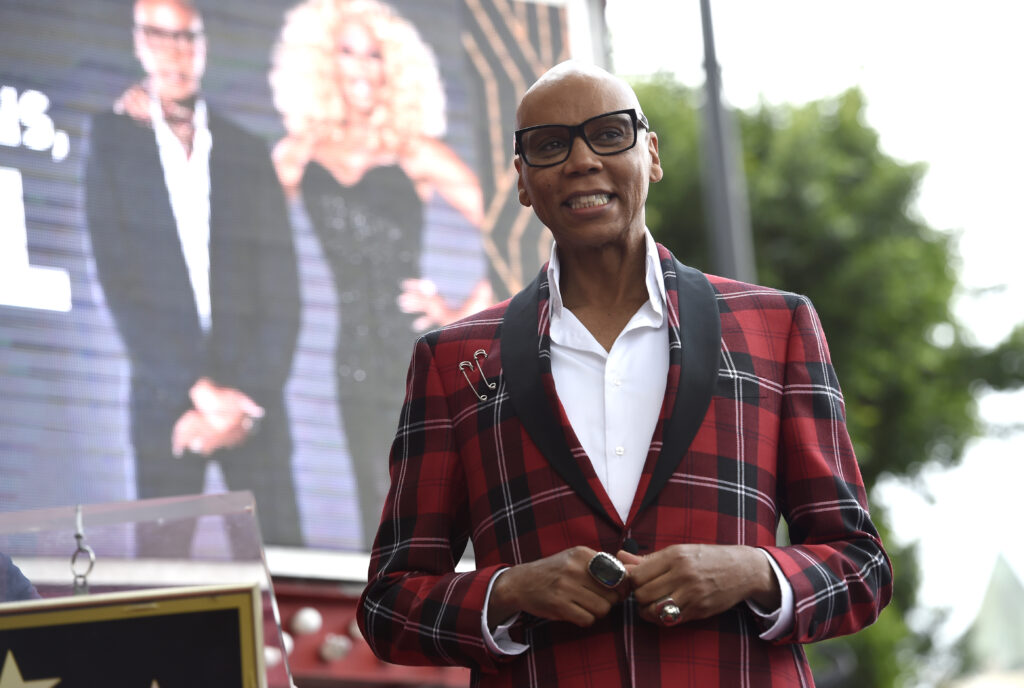 RuPaul Charles appears at a ceremony honoring him with a star on the Hollywood Walk of Fame on Friday, March 16, 2018, in Los Angeles. Photo credit: Chris Pizzello, Invision/The Associated Press
