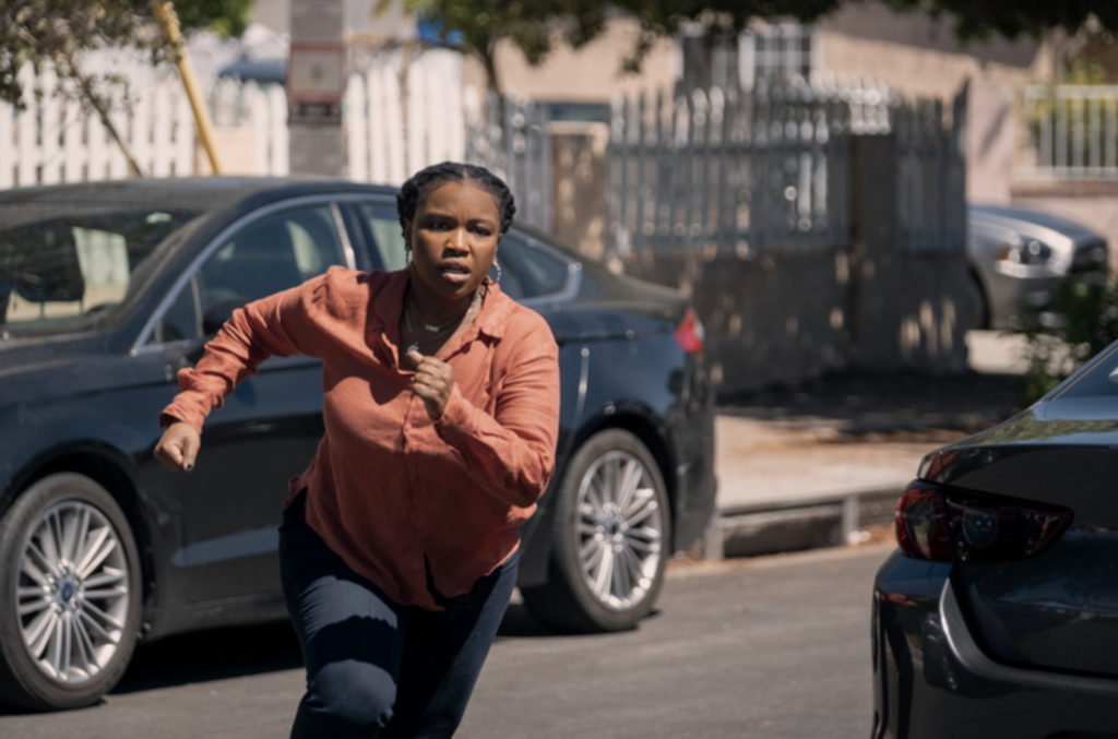 Courtney Taylor as Samira Parker in "Ballard." Photo credit: Elizabeth Morris, Prime Video