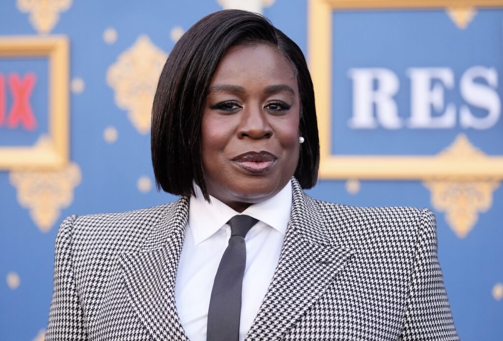 Uzo Aduba poses at the premiere of the Netflix series "The Residence" at the Egyptian Theatre on Wednesday, March 19, 2025, in Los Angeles. Photo credit: Chris Pizzello, The associated Press