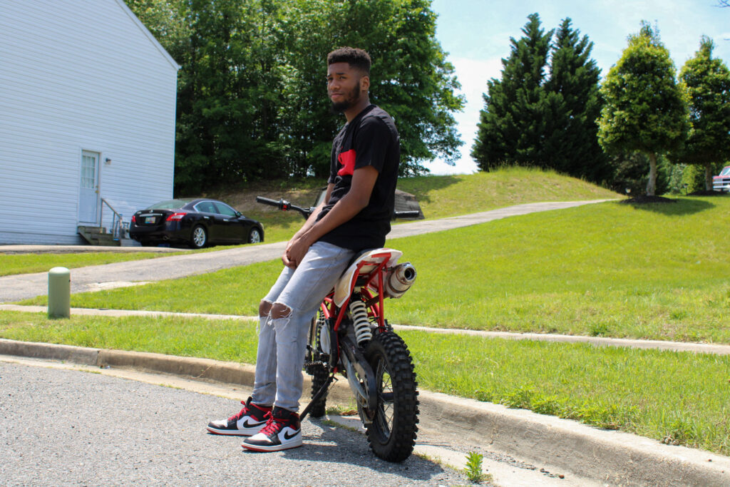 Donald Smith is part of Washington, D.C.'s "bike life" culture and says that riding, to him, is about freedom and joy. Photo credit: Derrick Deal, Youthcast Media Group®