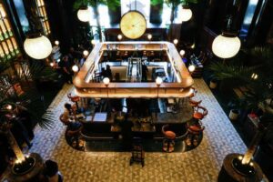 The Eighth Rule, a soon-to-open whisky bar in San Francisco, marks a partnership between the Golden State Warriors' Steph Curry and celebrity chef Michael Mina. Photo credit: The San Francisco Chronicle