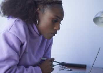 Issa Rae is seen in "Seen & Heard: the History of Black Television." Photo courtesy of HBO