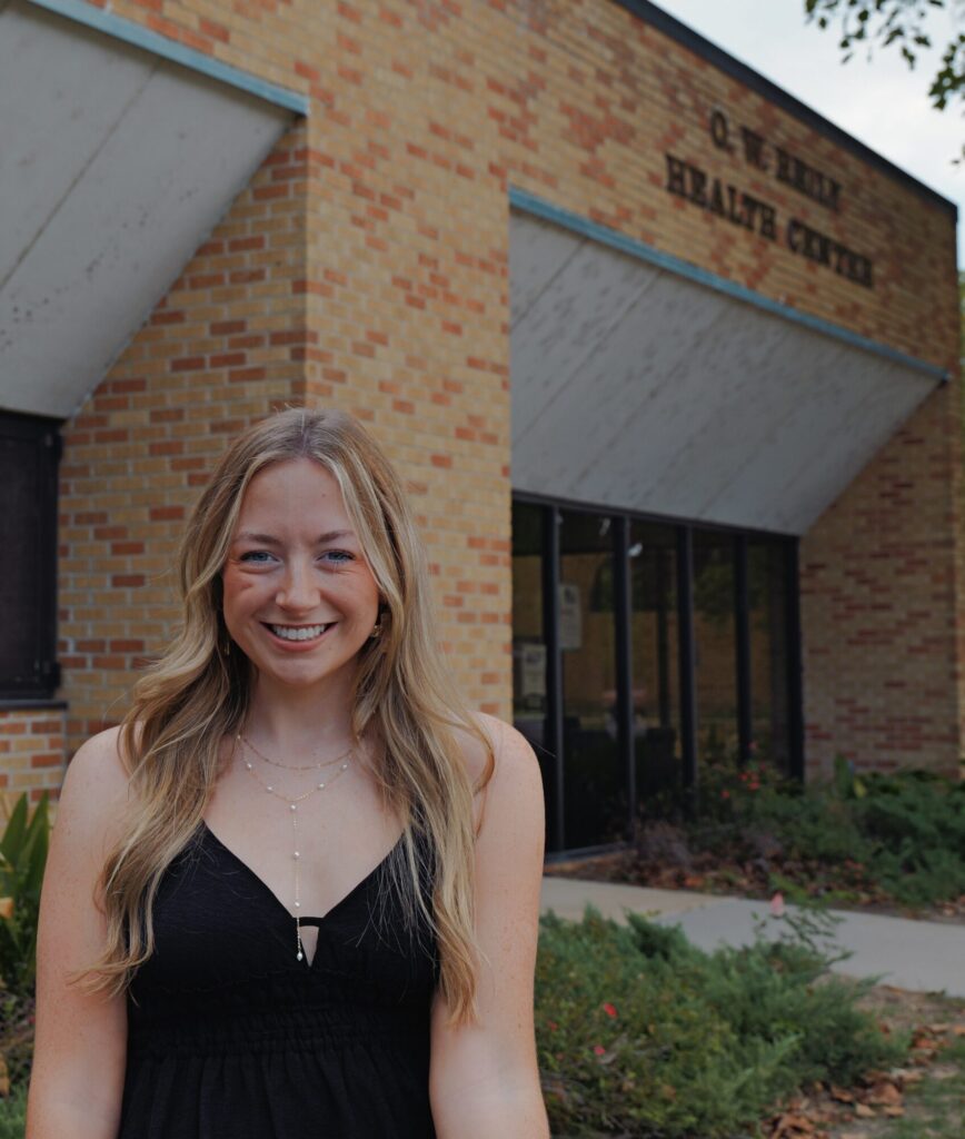 Maitlynn White, a senior studying elementary education at Delta State University in Cleveland, Mississippi. Photo courtesy of Maitlynn White