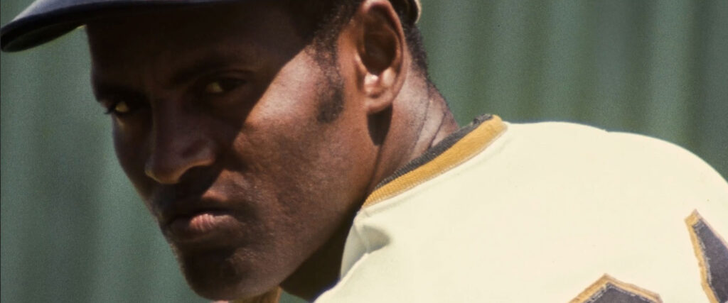 Late baseball legend Roberto Clemente as seen in "Clemente." Photo courtesy of Clemente Film Ltd.