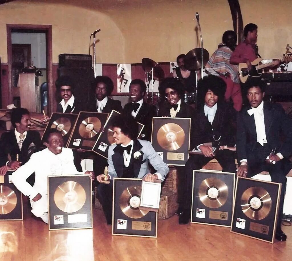 The Ohio Players at Harrah's Arena in Dayton, Ohio, in 1974. Photo courtesy of the Ohio Players