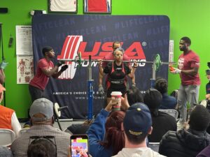 JoAnne Lyons Wooten participates in the Women of Power event in Lanham, Maryland, on Saturday, Nov. 15, 2025. At 73 years old, she was the oldest participant. Photo credit: Tadi Abedje, Black News & Views
