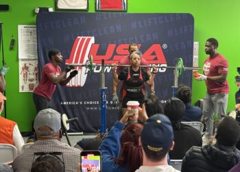 JoAnne Lyons Wooten participates in the Women of Power event in Lanham, Maryland, on Saturday, Nov. 15, 2025. At 73 years old, she was the oldest participant. Photo credit: Tadi Abedje, Black News & Views